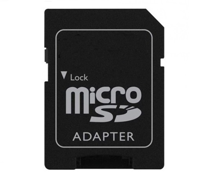 Attēls no Adapteris / pārveidotājs no microSD / microSDHC atmiņas kartēm uz SD / SDHC kartēm