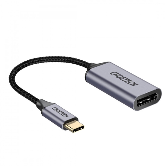 Изображение Adapteris Choetech HUB-H11 4K 60Hz USB-C to DisplayPort pilkas