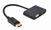 Изображение Adapteris Gembird DisplayPort Male - HDMI Female + VGA Female Black