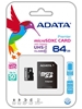 Picture of ADATA Micro SDXC 64GB 64GB MicroSDXC UHS Class 10 memory card