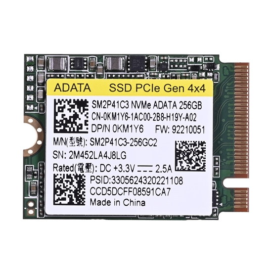 Picture of ADATA SM2P41C3-512GC2 internal solid state drive M.2 256 GB PCI Express 4.0 NVMe After the tests