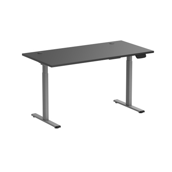 Picture of Adjustable Height Table Up Up Bjorn Gray, Table top L Black