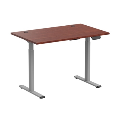 Attēls no Adjustable Height Table Up Up Bjorn Gray, Table top M Dark Walnut