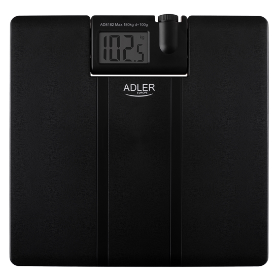 Picture of Adler | Bathroom Scale with Projector | AD 8182 | Maximum weight (capacity) 180 kg | Accuracy 100 g | Black