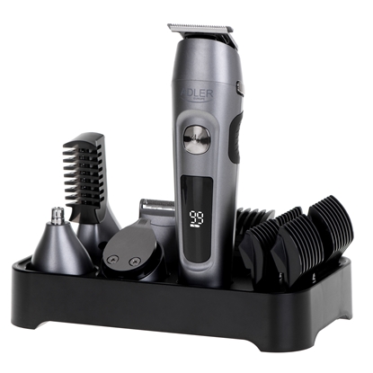 Attēls no Adler | Grooming 6 in 1 Set | AD 2944 | Cordless | Number of length steps 6 | Stainless Steel/Black