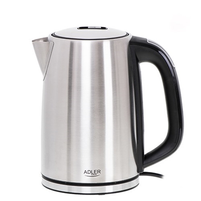 Attēls no Adler AD 1340 electric kettle 1.7 L 2200 W Black, Silver