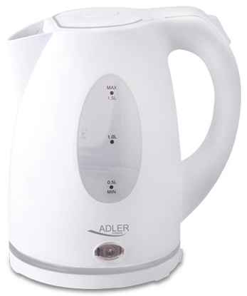 Attēls no Adler AD1207 electric kettle 1.5 L White 2000 W