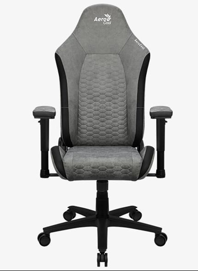 Picture of Aerocool Crown AeroSuede Universal gaming chair Padded seat Stone Grey