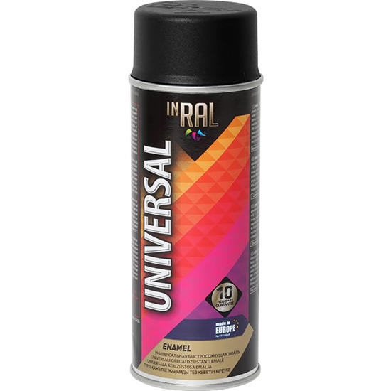 Picture of Aerosolkrāsa Inral Universal,RAL9005,400ml