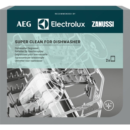 Attēls no Akcija! Electrolux Super Clean - attaukotājs trauku mazgājamajām mašīnām, iepakojumā 2 gab.x50g