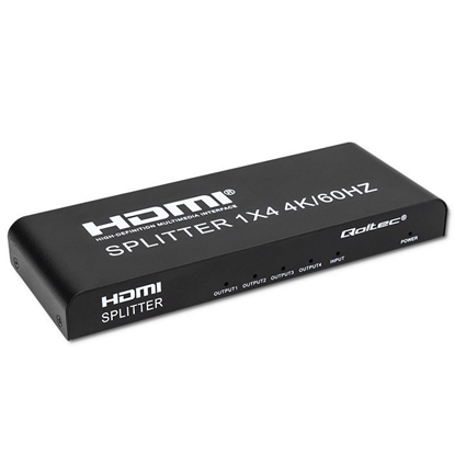 Attēls no Aktywny rozdzielacz Splitter 4 x HDMI 4K x 2K | 6Gb/s | 60Hz 