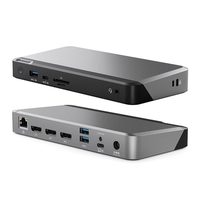 Attēls no ALOGIC MX3 USB-C TripleDisplay DP Alt. Mode Docking Station – With 100W Power Delivery