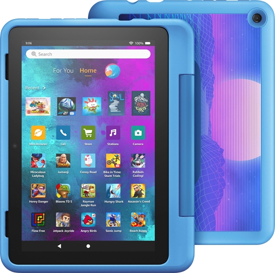 Изображение Amazon Fire HD 8 32GB Kids Pro, cyber blue