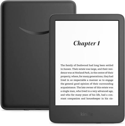 Изображение Amazon Kindle eBook Reader 6'', 16GB, Wi-Fi, Bluetooth, 2022 release, Black