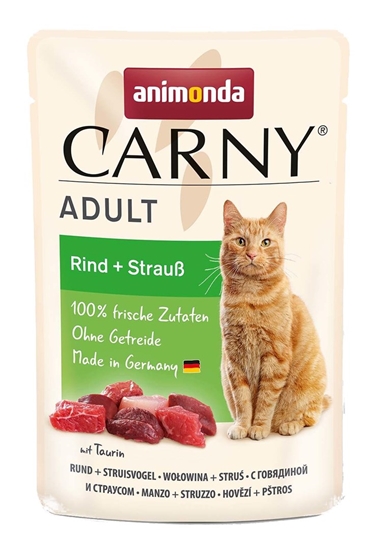Изображение ANIMONDA Carny Adult Beef and ostrich - wet cat food - 85g
