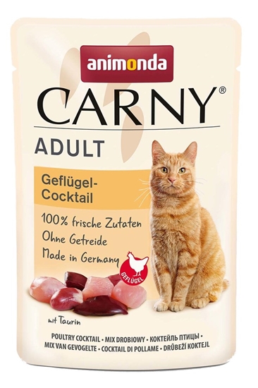 Изображение ANIMONDA Carny Adult Poultry cocktail - wet cat food - 85g