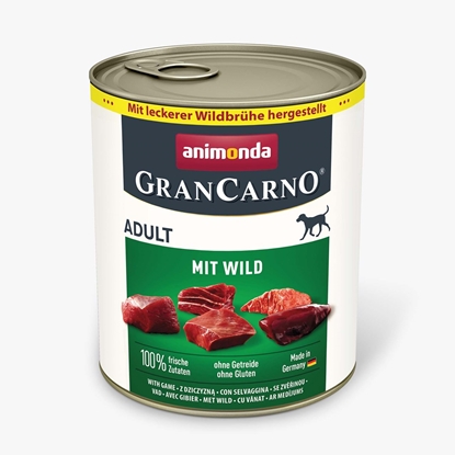 Attēls no ANIMONDA GranCarno Adult Game - wet dog food - 800g