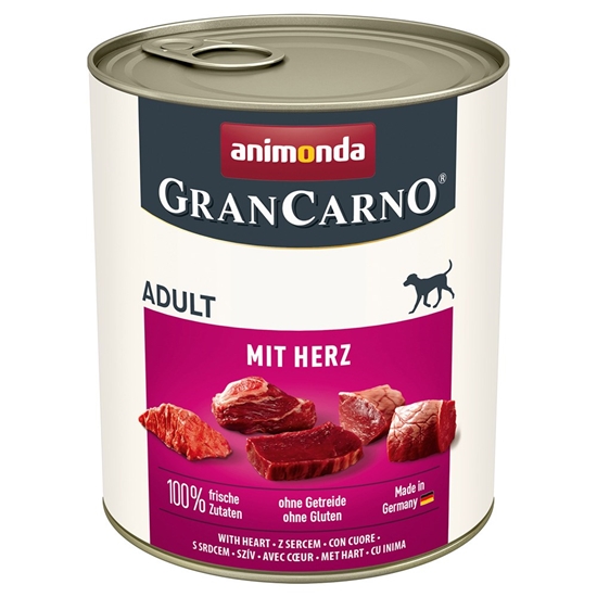 Picture of ANIMONDA GranCarno Adult with hearts - wet dog food - 800g