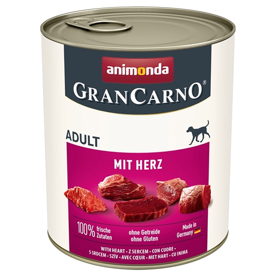 Изображение ANIMONDA GranCarno Adult with hearts - wet dog food - 800g