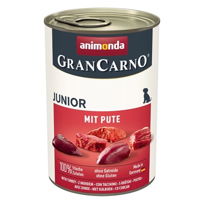 Attēls no ANIMONDA GranCarno Junior with turkey - wet dog food - 400g