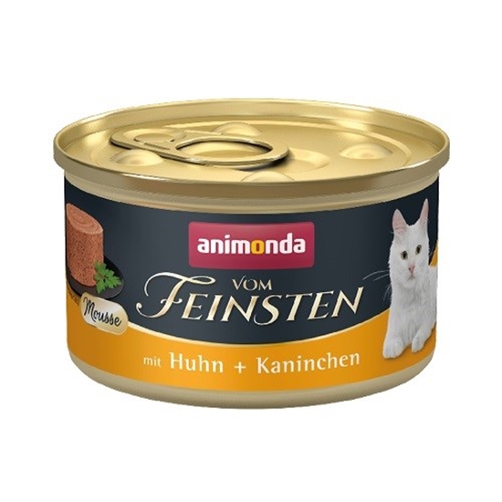 Picture of ANIMONDA Vom Feinsten Mousse Chicken and rabbit - wet cat food - 85g