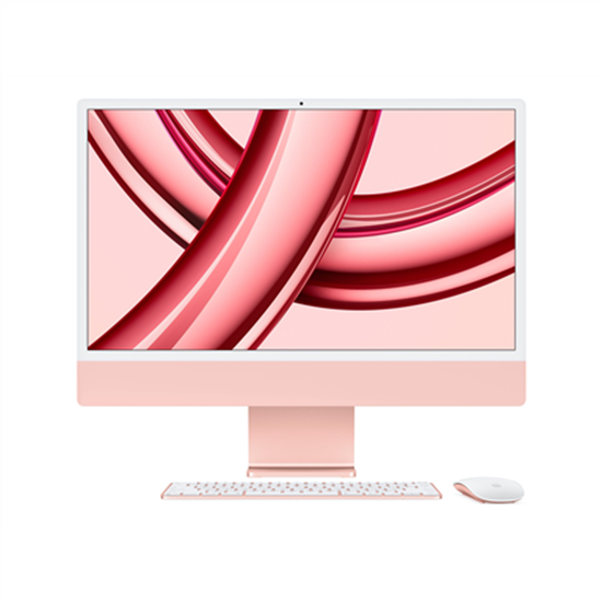 Изображение Apple iMac 24” 4.5K Retina, Apple  M3 8C CPU, 10C GPU/8GB/512GB SSD/Pink/SWE | Apple