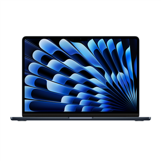 Picture of Apple MacBook | Air | Midnight | 13 " | Apple M3 | 8 GB | Solid-state drive capacity 512 GB | Apple M3 chip 8-core CPU/10-core GPU | macOS | Keyboard language Russian | Keyboard backlit | Warranty 12 month(s)