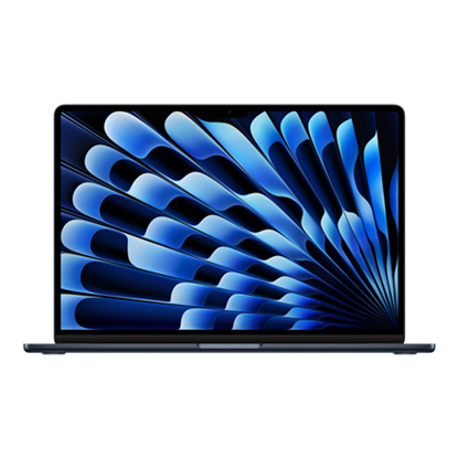 Attēls no Apple MacBook Air 15" Apple M3 8C CPU 10C GPU/8GB/256GB SSD/Midnight/SWE | Apple