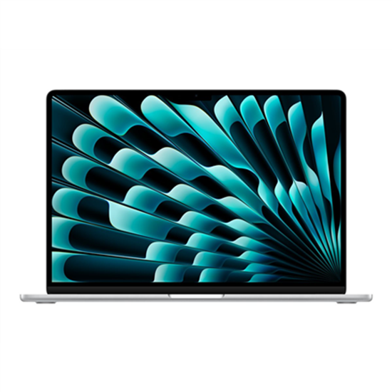 Picture of Apple MacBook | Air | Silver | 15 " | IPS | 2880 x 1864 pixels | Apple M3 | 8 GB | Solid-state drive capacity 512 GB | Apple M3 chip 8-core CPU/10-core GPU | macOS | 802.11ax | Bluetooth version 5.3 | Keyboard language Russian | Keyboard backlit | Warrant