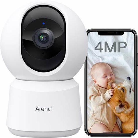 Picture of Arenti security camera P2Q 4MP UHD Pan-Tilt WiFi Indoor