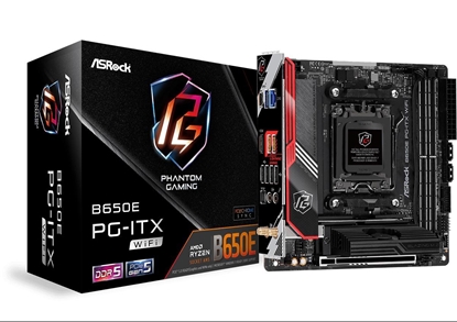 Attēls no Asrock B650E PG-ITX WiFi AMD B650 Socket AM5 mini ITX