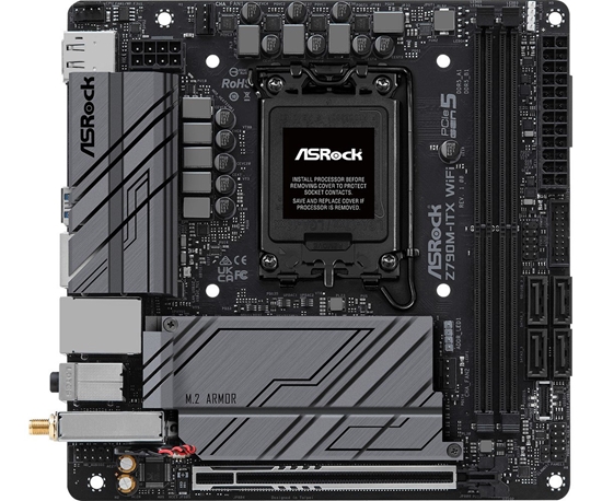 Picture of Pagrindinė plokštė ASROCK Z790M-ITX WiFi