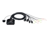 Picture of ATEN 2-Port USB 4K HDMI Cable KVM Switch with Remote Port Selector