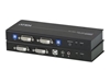 Picture of Aten USB Dual View DVI KVM Extender with Audio and RS-232 (60m)