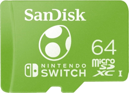 Изображение Atmiņas karte Sandisk Nintendo Switch 64GB MicroSDXC