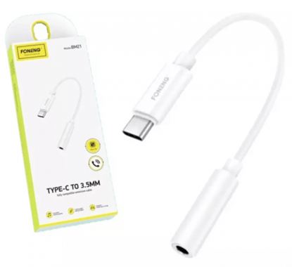 Изображение Audio kabeļa 3,5 mm ligzda ar USB-C tipa spraudni | Foneng BM21