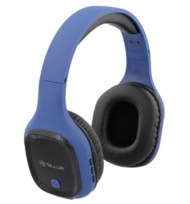 Picture of Ausinės Tellur Bluetooth Pulse blue