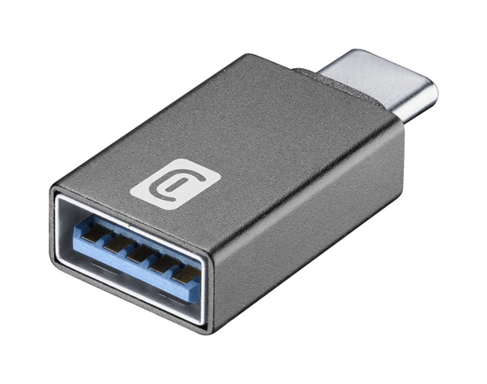 Picture of Auto įkroviklis CELLULARLINE USB-C į USB-A, juodas