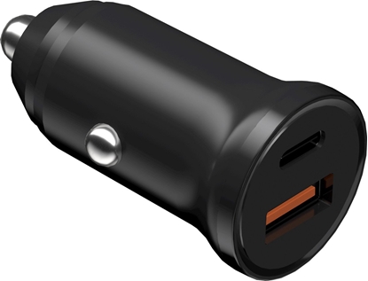 Изображение Automobilinis įkroviklis Devia Extreme PD20W+QC USB Quick Charge + Type-C PD juodas