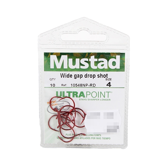 Изображение Āķi Dropšota MUSTAD Double Wide 10gab RD, #4