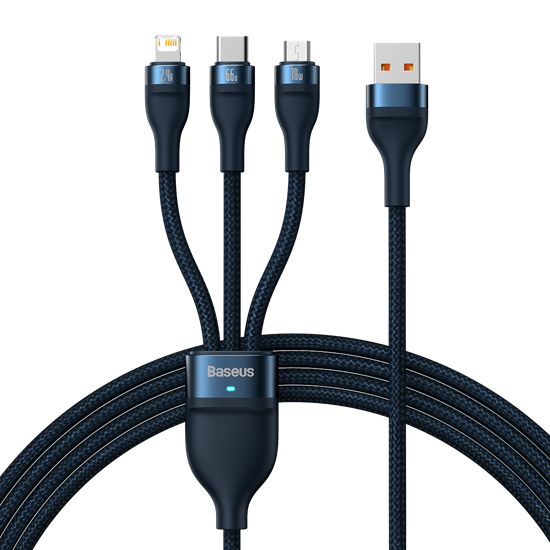 Изображение Baseus 3in1 Flash Series USB Cable 1.2m