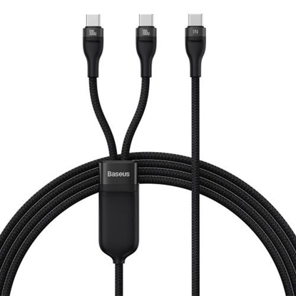 Attēls no Baseus Cable 2in1 USB / USB-C Cable 1.5m