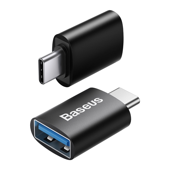 Picture of Baseus Ingenuity USB-C to USB-A adapter OTG (Black)