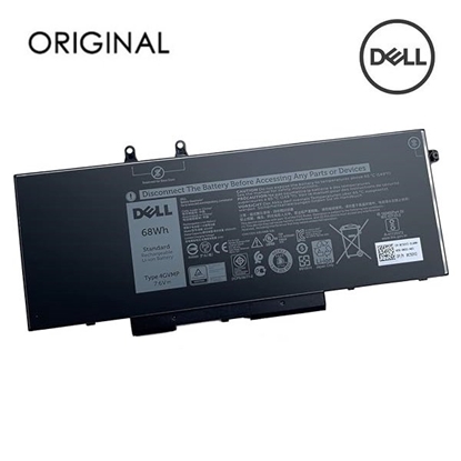 Attēls no Notebook Battery DELL 4GVMP, 68Wh, Original