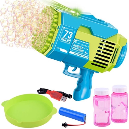 Attēls no Bazooka muilo burbulų pistoletas žaislas, žalias
