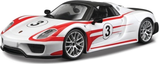 Picture of Bburago 1:24 Porsche 918 Spyder Weissach - 15628009