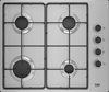 Picture of Beko HIBG64120SX hob Stainless steel Built-in 60 cm Gas 4 zone(s)