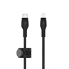 Picture of Belkin Flex Lightning/USB-C 15W 3m mfi. cert. black CAA011bt3MBK