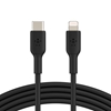 Picture of Belkin Lightning/USB-C Cable 1m PVC, mfi certified, black