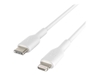 Picture of Belkin Lightning/USB-C Cable 1m PVC, mfi certified, white